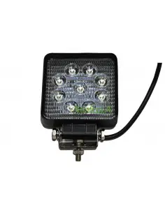 Faro de Trabajo Cuadrado de 9 Leds 109x109x50