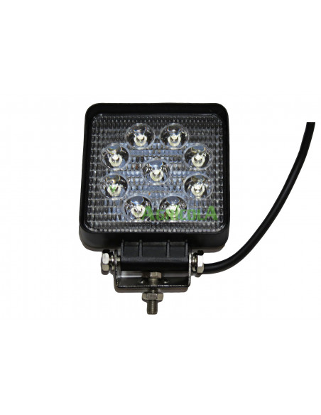 Faro de Trabajo Cuadrado de 9 Leds 109x109x50