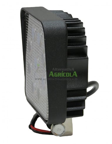 Faro de Trabajo Cuadrado de 9 Leds 109x109x50