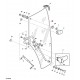 Cristal de puerta Derecha Tractores John Deere 6 Agujeros R198625