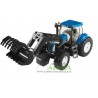 Tractor de juguete NEW HOLLAND T8040 con pala escala 1:16