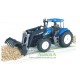 Tractor de juguete NEW HOLLAND T8040 con pala escala 1:16
