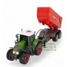 Tractor juguete Dickie Fendt 939 Vario con remolque elevación eléctrica escala 1:32