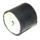 Soporte Taco Silentblock Hembra/Hembra Ø40x30