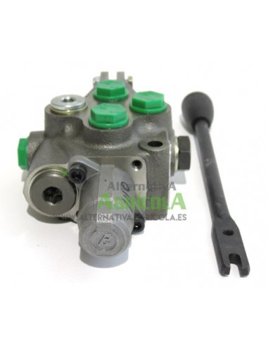 Distribuidor hidráulico Roquet  1 palanca doble efecto 3/8" para John Deere