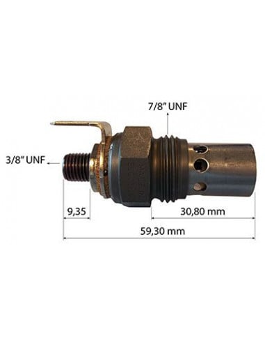 Calentador Antorcha para Motores Perkins, Sisu, Ford y John Deere con Terminal Fastón