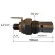 Calentador Antorcha para Motores Perkins, Sisu, Ford y John Deere con Terminal Fastón