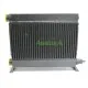 Radiador para  enfriar hasta 200 Litros  aceite hidráulico con electroventilador 12V