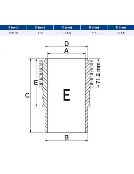 Equipo de Motor para Tractores Refrigerados por Aire Ø105 Pistón y Ø35 Bulón.