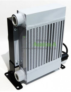 Radiador enfriador Sesino 100 Litros aceite hidráulico con electroventilador 12V