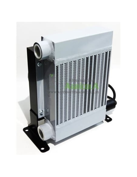 Radiador enfriador Sesino 100 Litros aceite hidráulico con electroventilador 12V