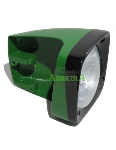 Faro Delantero Izquierdo John Deere serie 30-35-40 con cerquillo metálico