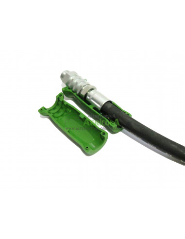 Mango Plástico Verde para Enchufe Rápido Hidráulico de 1/2"
