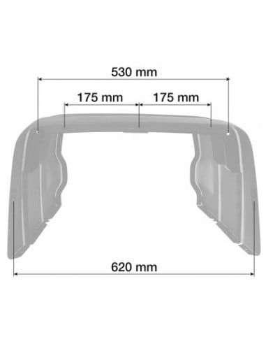 Calandra rejilla frontal capot tractores Fiat, Ford y New Holland