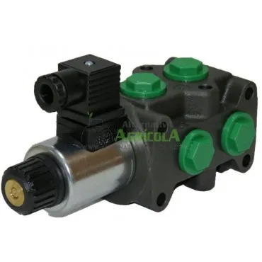 Selectora electroválvula hidráulica 3/8" 6 vias 12v Roquet
