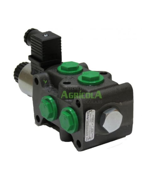Selectora electroválvula hidráulica 3/8" 6 vias 12v Roquet