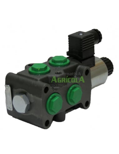 Selectora electroválvula hidráulica 3/8" 6 vias 12v Roquet