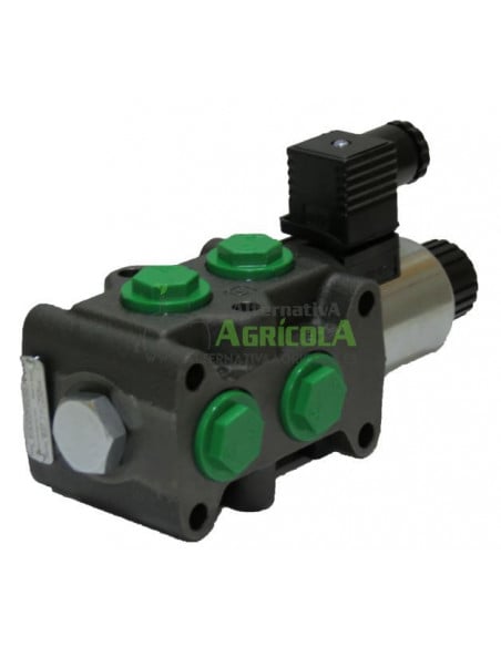 Selectora electroválvula hidráulica 3/8" 6 vias 12v Roquet