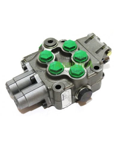 Distribuidor hidráulico Roquet  2 palancas doble efecto 1/2" para John Deere