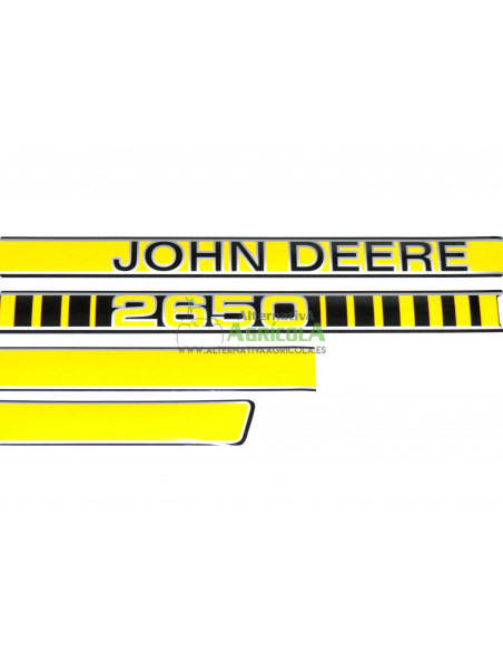 Juego de Pegatinas John Deere 2650
