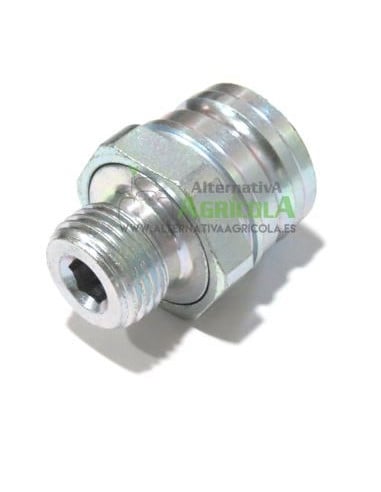 Enchufe freno remolque macho rosca macho 1/2"