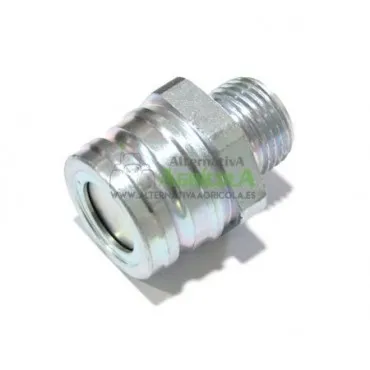 Enchufe freno remolque macho rosca macho 1/2"