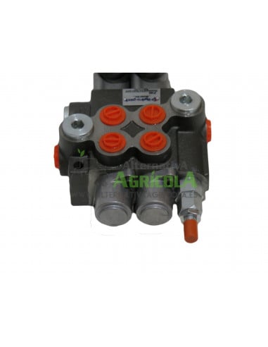 Distribuidor Hidráulico de 2 Palancas 1/2" doble efecto circuito abierto