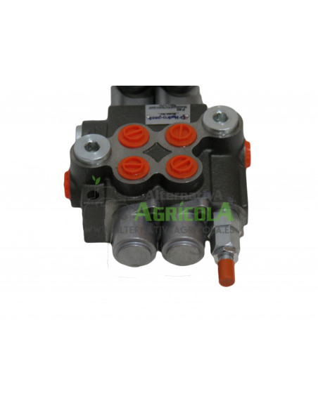 Distribuidor Hidráulico de 2 Palancas 1/2" doble efecto circuito abierto