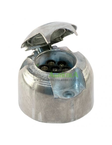 Enchufe Metálico Hembra Eléctrico para Remolque con Tapa