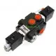 Distribuidor Hidráulico eléctrico 1 cuerpo 3/8" doble efecto circuito abierto