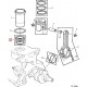 Juego de Juntas de Camisa para Tractores John Deere, Renault y Claas AR65507