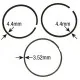 Juego de 3 Segmentos para Pistón de Ø 106,50 mm para Tractores John Deere y Renault/Claas RE66820
