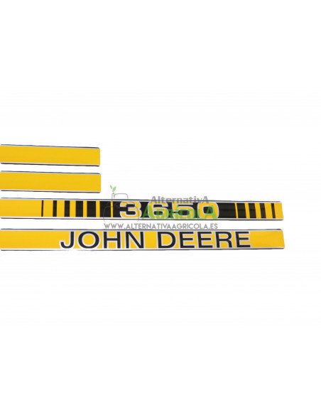Juego de Pegatinas para Tractores John Deere 3650