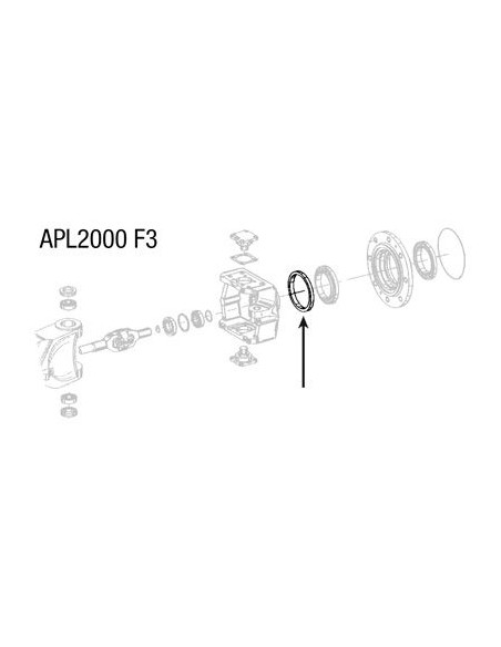 Retén cubo reductor puente delantero para Tractores John Deere, Deutz y Fendt 150,15x178x13/16
