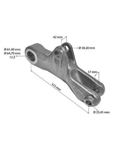Brazo Izquierdo Superior Elevador Tractor John Deere