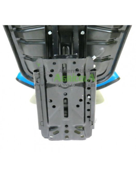 Asiento universal azul para tractor base plana