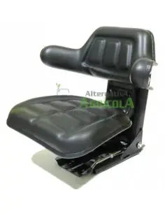 Asiento base plana universal Negro para tractor en Sky