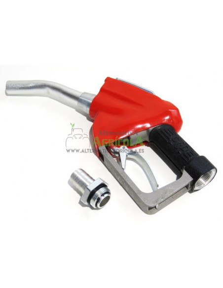 Pistola para trasvase de gasoil con cuenta litros digital rosca interior 1"