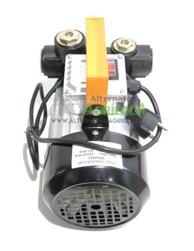 Bomba trasvase gasoil eléctrica 220v 60 litros/minuto con accesorios