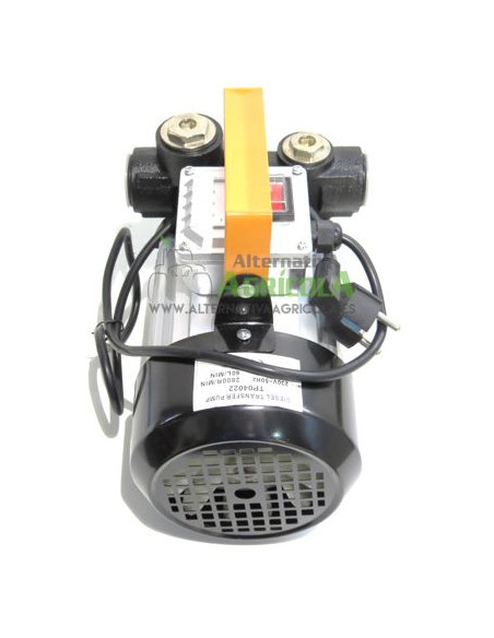 Bomba trasvase gasoil eléctrica 220v 60 litros/minuto con accesorios