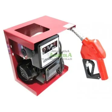 Kit trasvase gasoil 220v 80 l/min con contador, pistola automática y mangueras