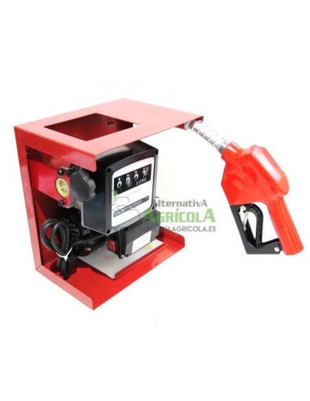 Kit trasvase gasoil 220v 40 l/min con contador, pistola automática y mangueras