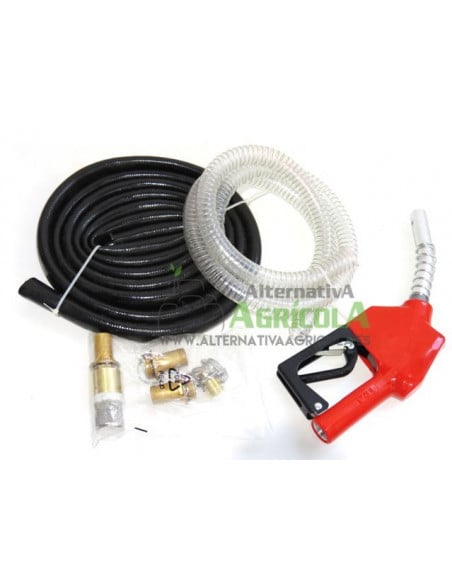 Kit trasvase gasoil 220v 40 l/min con contador, pistola automática y mangueras