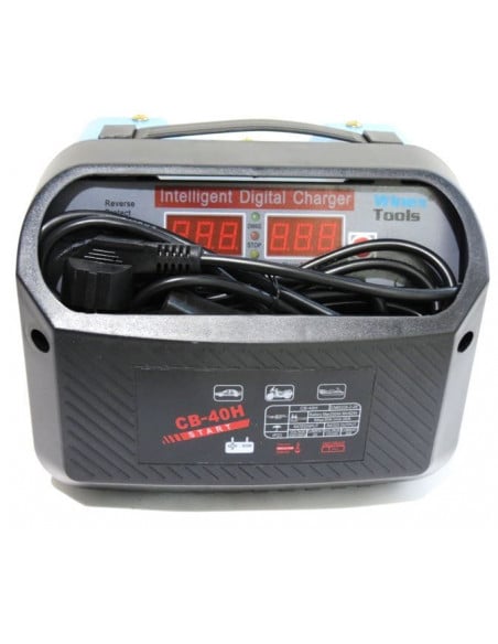 Cargador de batería inteligente automático 12/24 40 amperios carga rápida