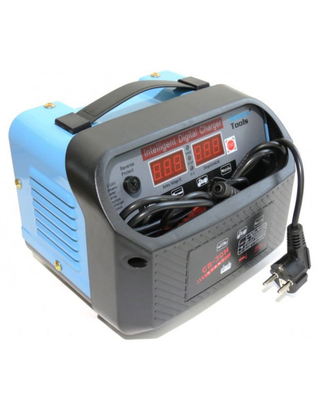 Cargador de batería inteligente automático 12/24 30 amperios carga rápida