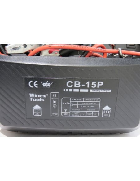 Cargador de batería  12/24V 15 amperios carga rápida