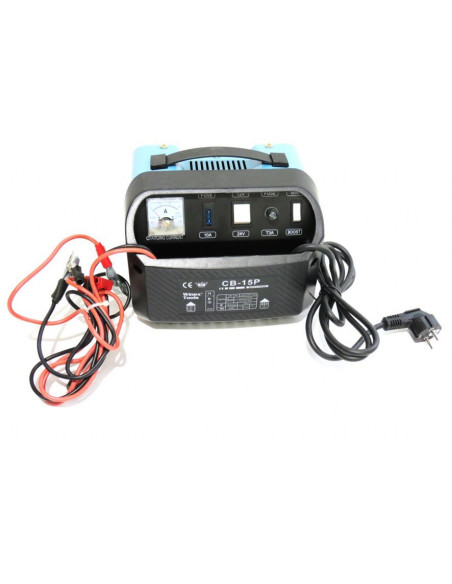 Cargador de batería  12/24V 15 amperios carga rápida