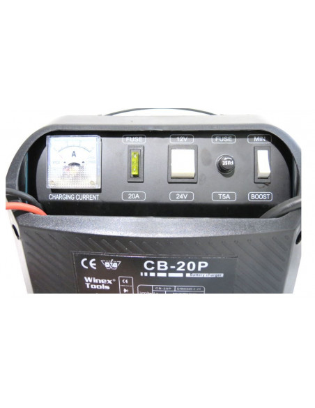 Cargador de batería  12/24V 20 amperios carga rápida