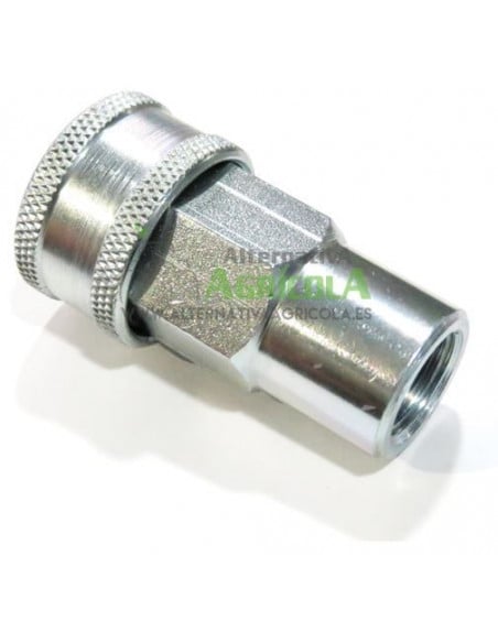 Enchufe hidráulico rápido hembra punzón de 3/8" (17mm)