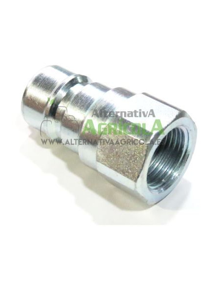Enchufe hidráulico rápido macho punzón de 3/8" (17mm)